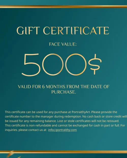 $500 Portrait Gift Certificate