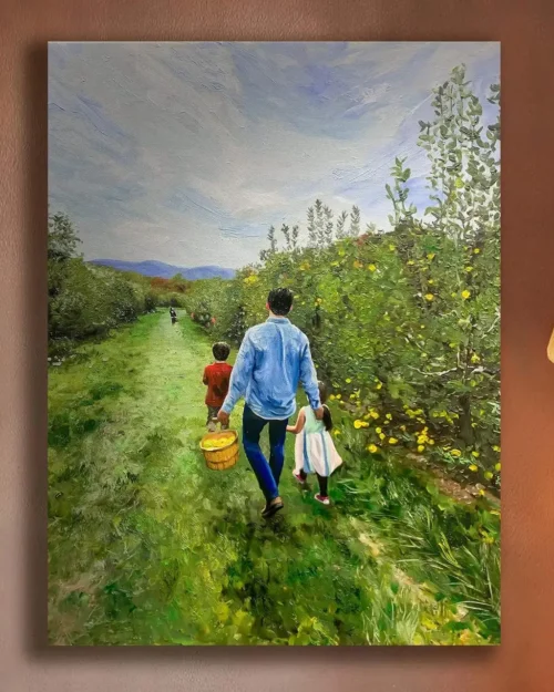 Family Oil Portrait — Get my Family Painted