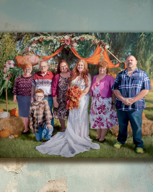 Personalized Family Canvas Painting Gift