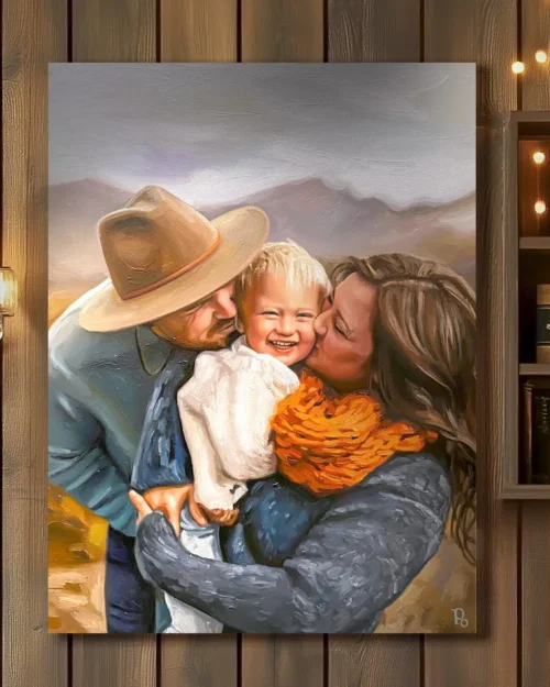 Cherished Family Painting — Gift For Loved One