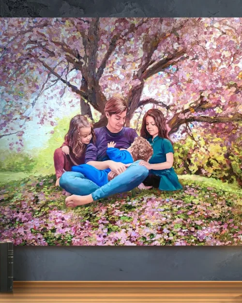 Turn Images into Family Portrait Painting