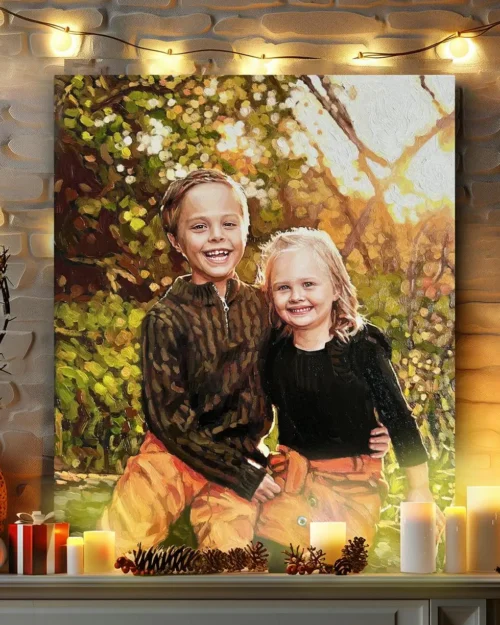 Bespoke Children Oil Painting Portrait