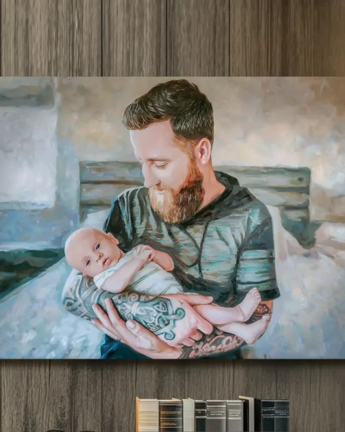 Personalized Paintings Photo — Portrait Gift for Him