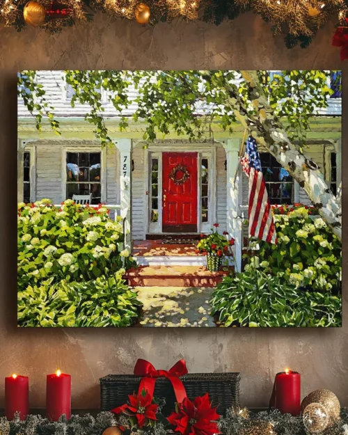 Bespoke Oil House Painting — Family Portrait Gifts