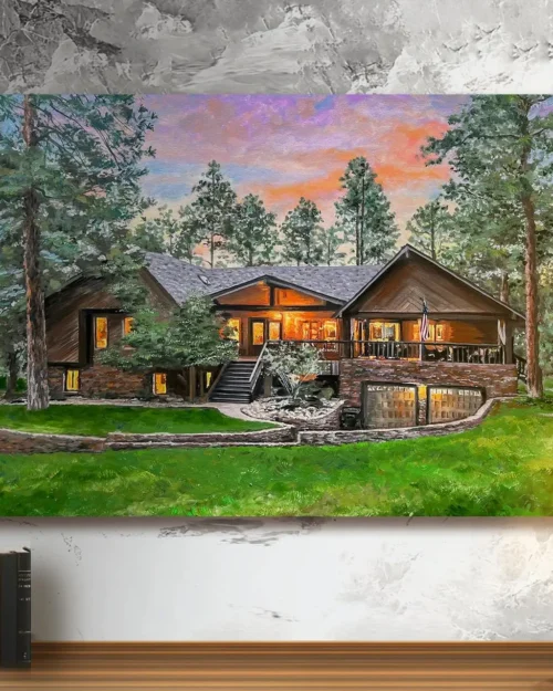 Custom House Painting from Photo— Home Decor