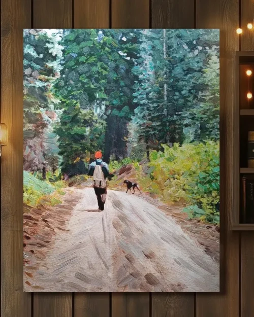 Create Forest Landscape Paintings from Photo