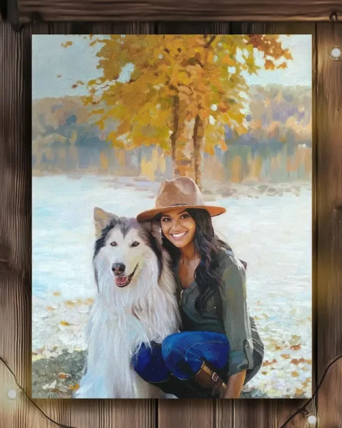 Bespoke Memorial Portrait — Oil Painting on Canvas