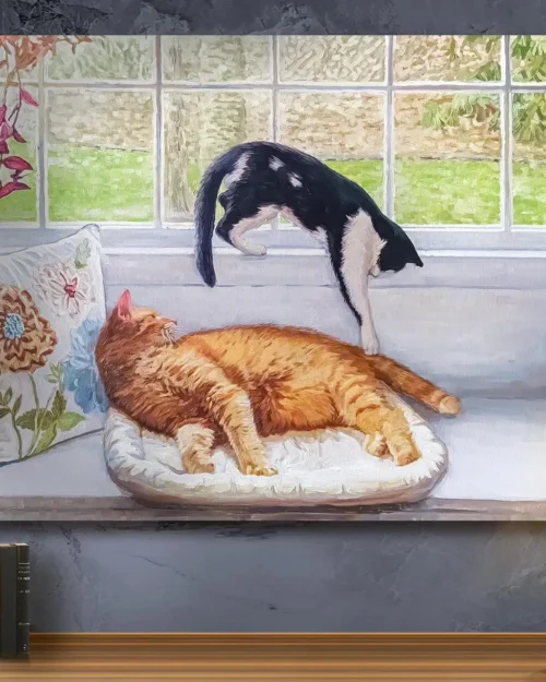 Custom Cat Portraits — Bespoke Painting From Photos