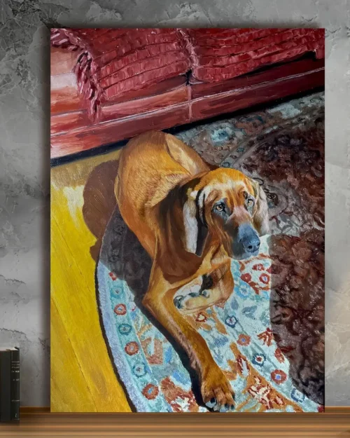 Dog Memorial Painting from Photo