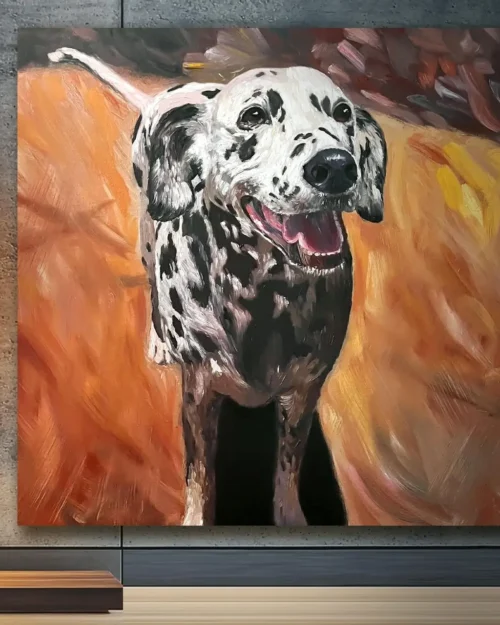 Personalized Dog Portrait By Professional Artist
