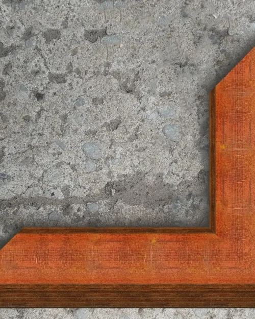 Red Frame For Custom Portrait From Photo