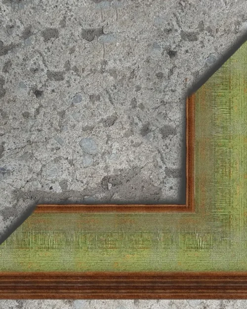 Perfect Green Frame — Custom Oil Portrait