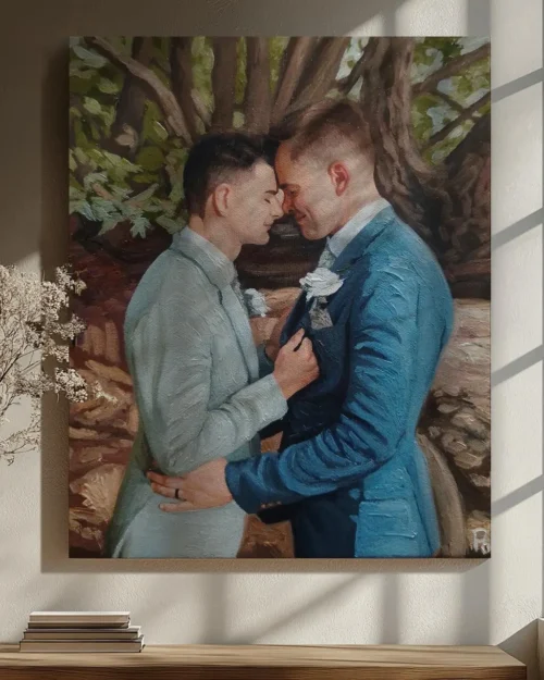 Cherish your Wedding with Painted Portrait